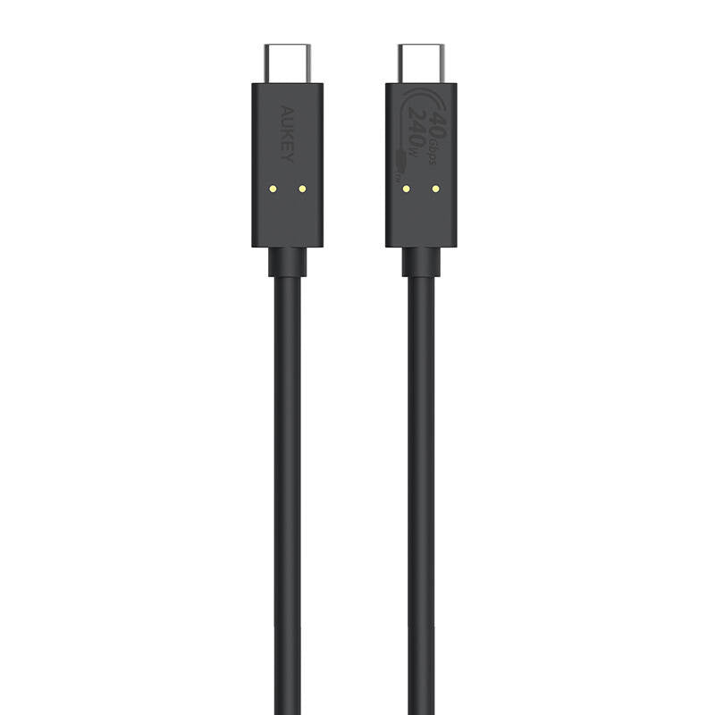 USB-C til USB-C Kabel Aukey, CB-TCC241, 240W, 0,8m (sort)