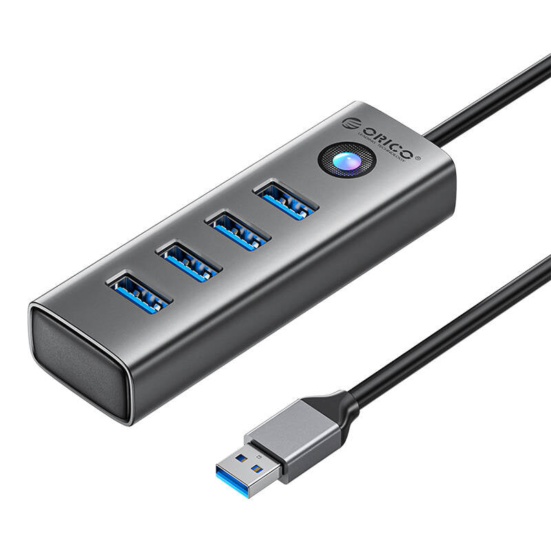Orico PDD4U USB til 4x USB 3.0 Hub Adapter (grå)