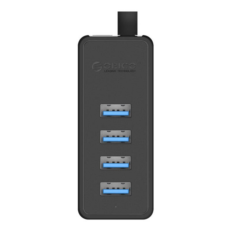 Orico W5P-030 USB til 4x USB 3.0 Hub Adapter (sort)