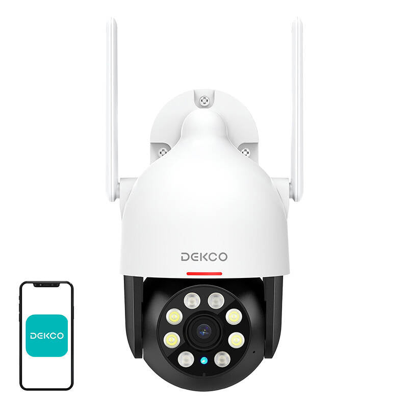 IP udendørs kamera WiFi DEKCO DC5L 2K QHD 166°