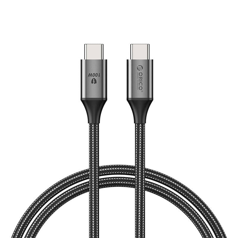 Orico 100W USB-C til USB-C opladningskabel (sort)