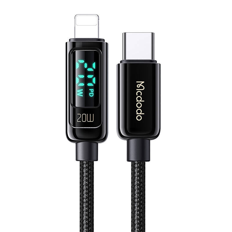 Mcdodo CA-8810 USB-C til Lightning-kabel, 36W, 1,2 m (sort)