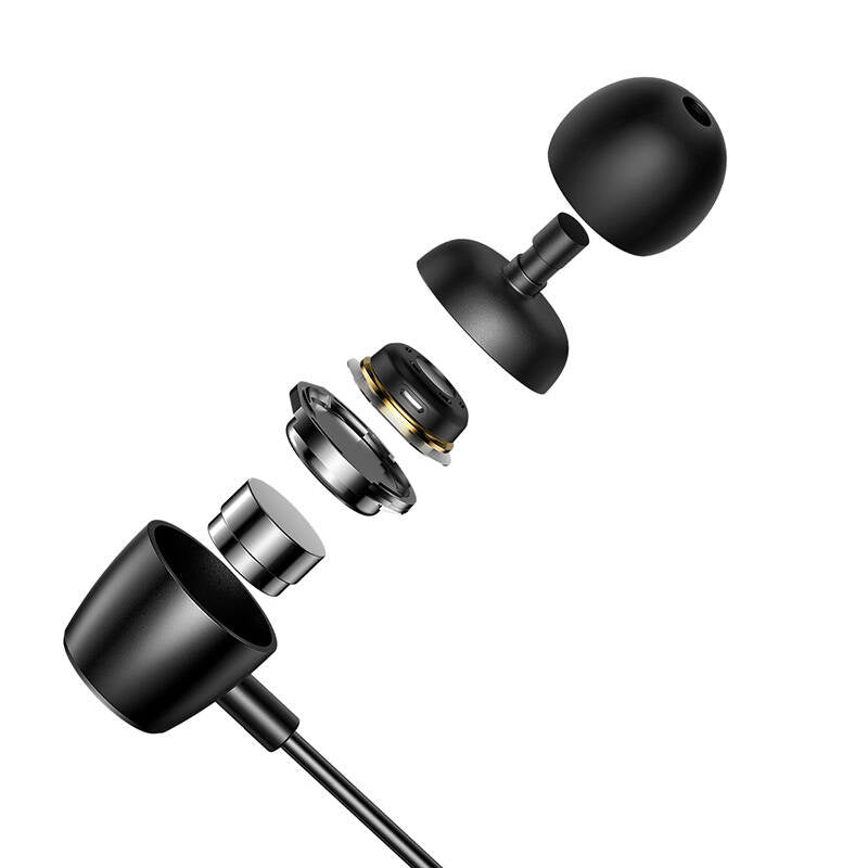 Mcdodo HP-1050 in-ear, trådbundne hovedtelefoner, USB-C (sort)