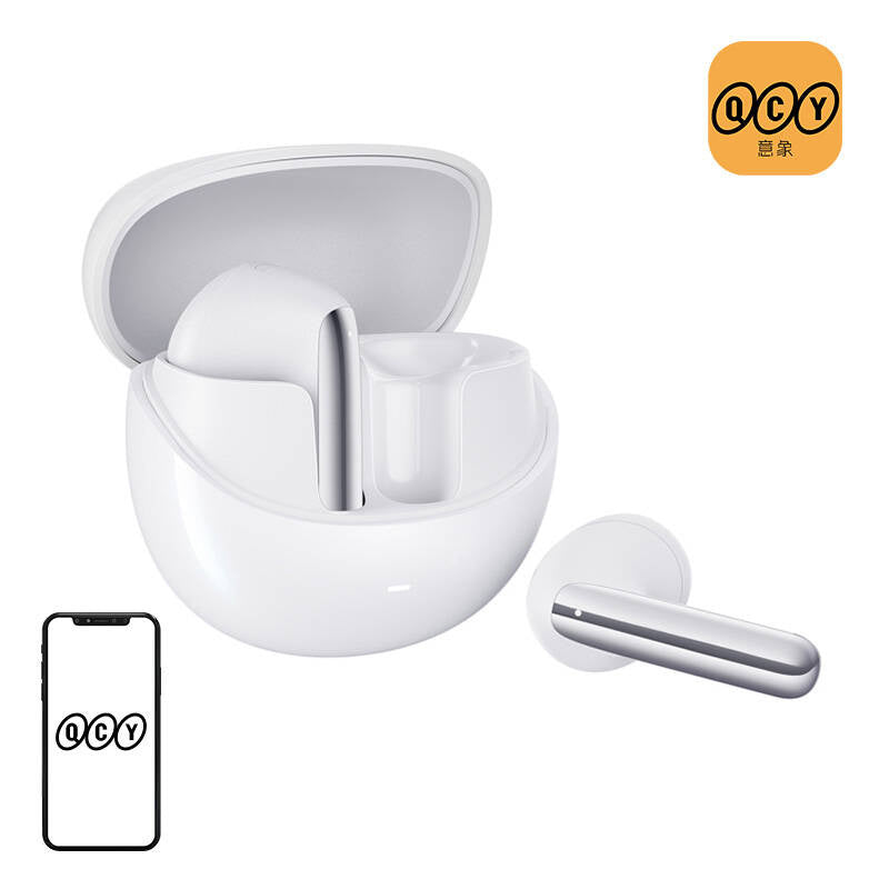 TWS QCY AilyBuds Pro HT10 hovedtelefoner, ANC (hvid)