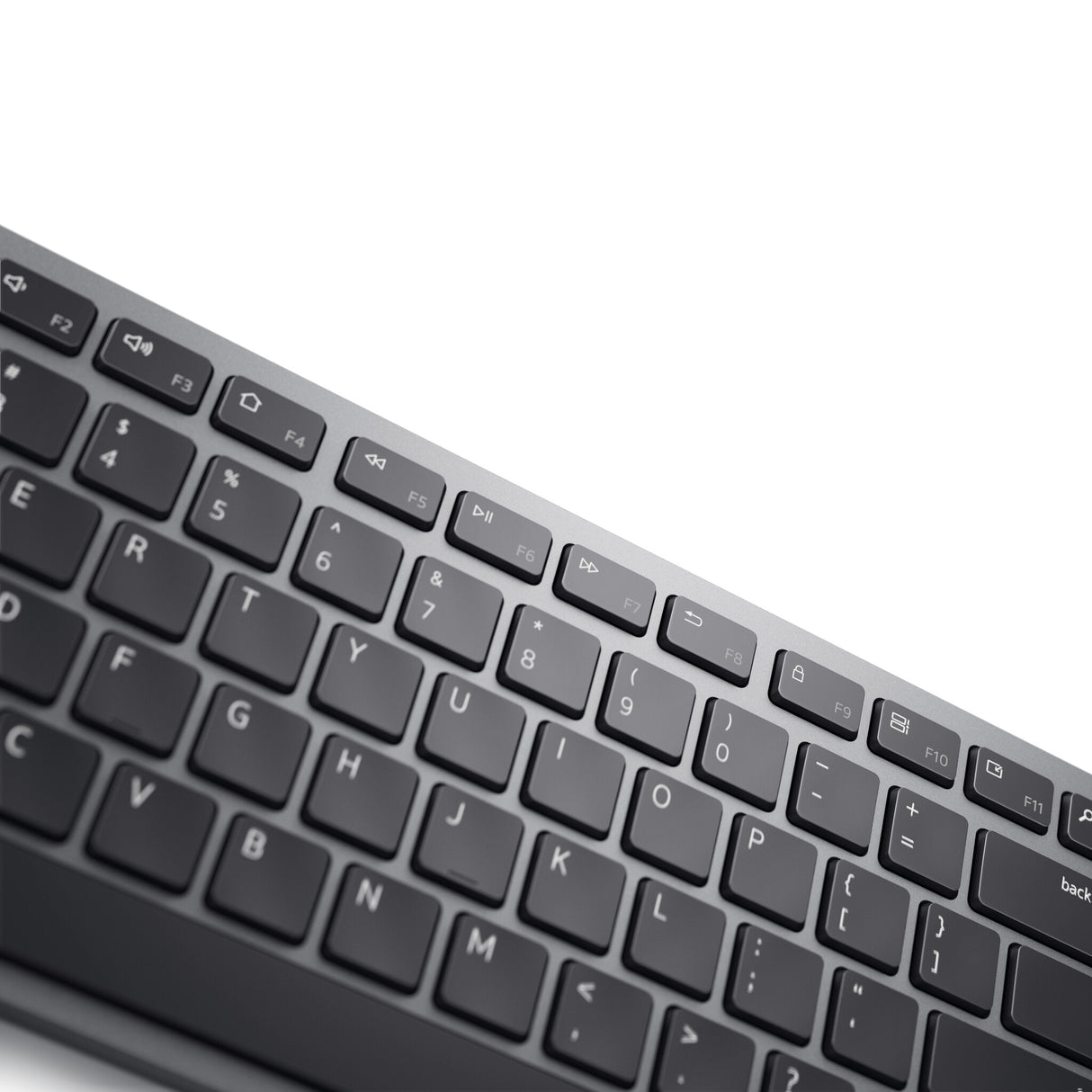 DELL KB700 tastatur Kontor RF trådløs + Bluetooth QWERTY Russisk Grå