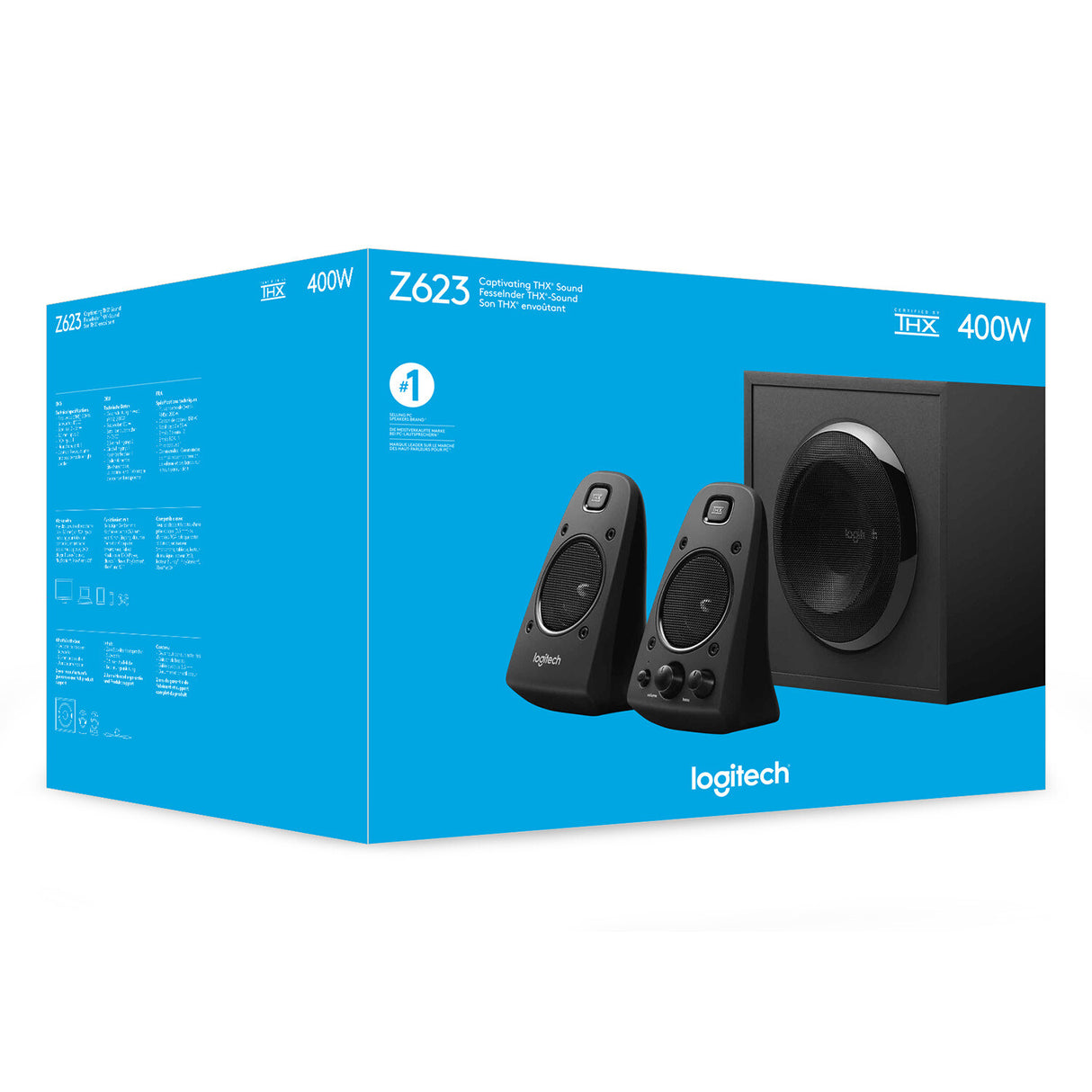 Logitech Z623 højttalersæt 200 W Universel Sort 2.1 kanaler 35 W