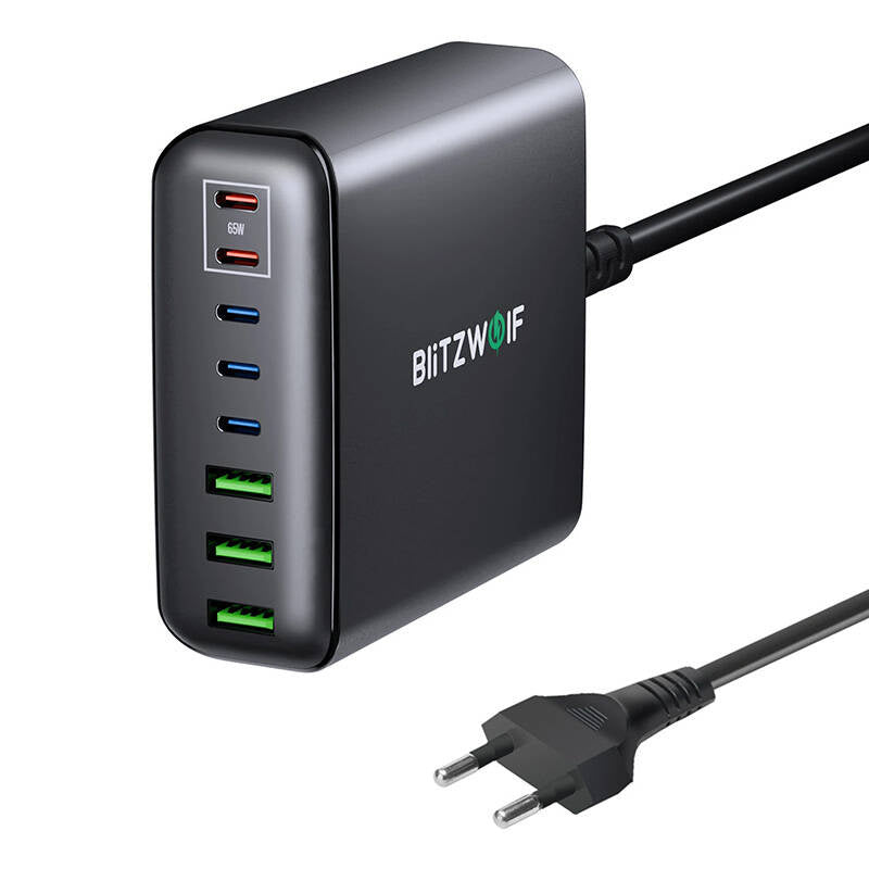 Vægoplader Blitzwolf BW-S26 250W (sort)