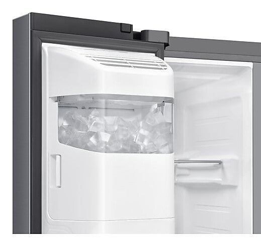 Samsung RS70F65KET side-by-side køle-fryseskab Fritstående 640 L Sølv