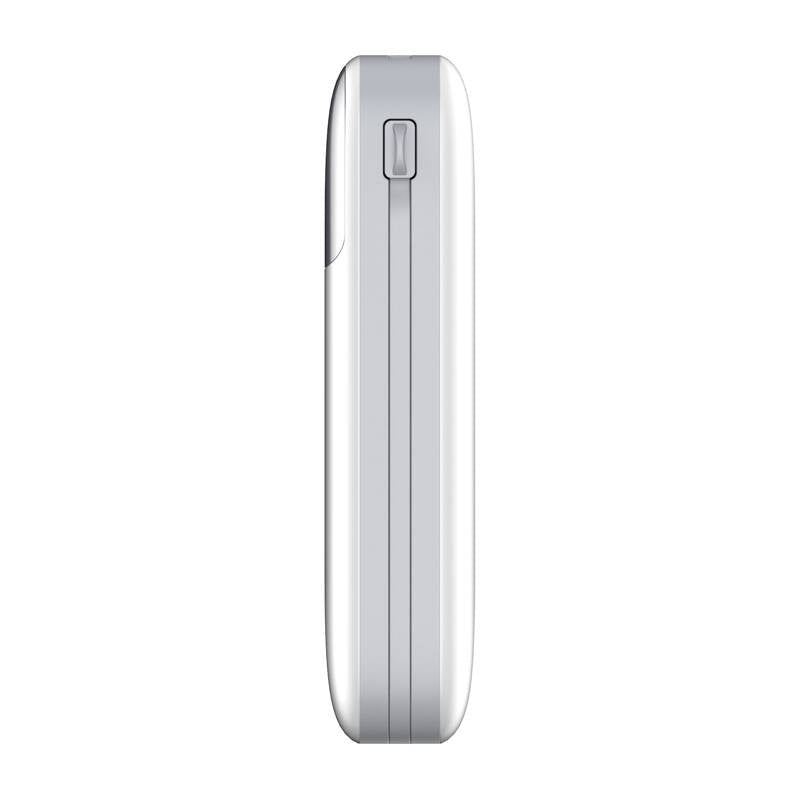 Powerbank LDNIO PQ20 22.5W 20000mAh USB-C, lyn (biały)