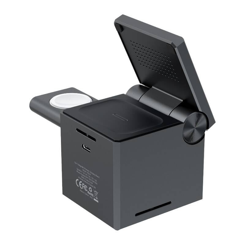 Choetech T632-F 3-i-1 15W induktiv oplader (sort)