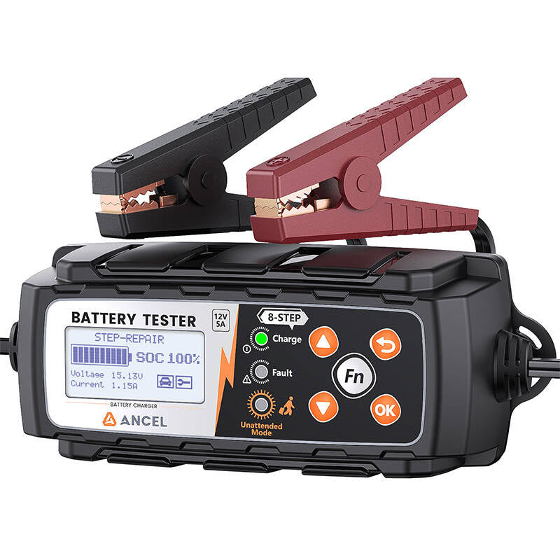 2in1 Batteri Tester og oplader Ancel BT521