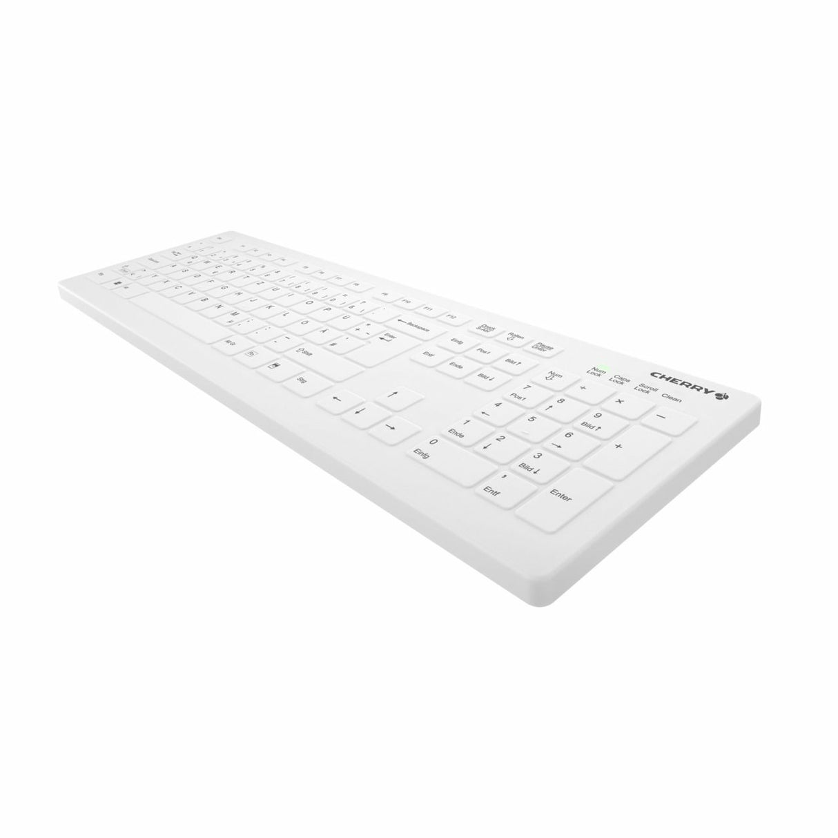 CHERRY AK-C8112 tastatur Medicinsk RF trådløst QWERTY Nordisk Hvid