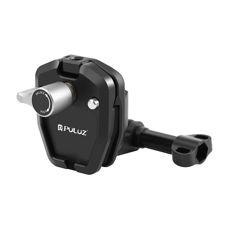 PULUZ motorcykel forrude klip til sports kameraer (DJI Osmo Action 4, GoPro Hero 12, Insta360 Ace Pro / X4)