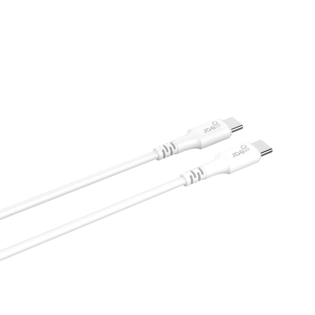 Gear Ladekabel USB-C til USB-C 2.0 3m Kabel Hvid