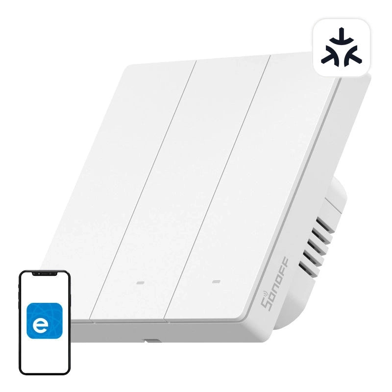 SONOFF M5-3C-86W WiFi Matter smart væg switch (3-kanal)