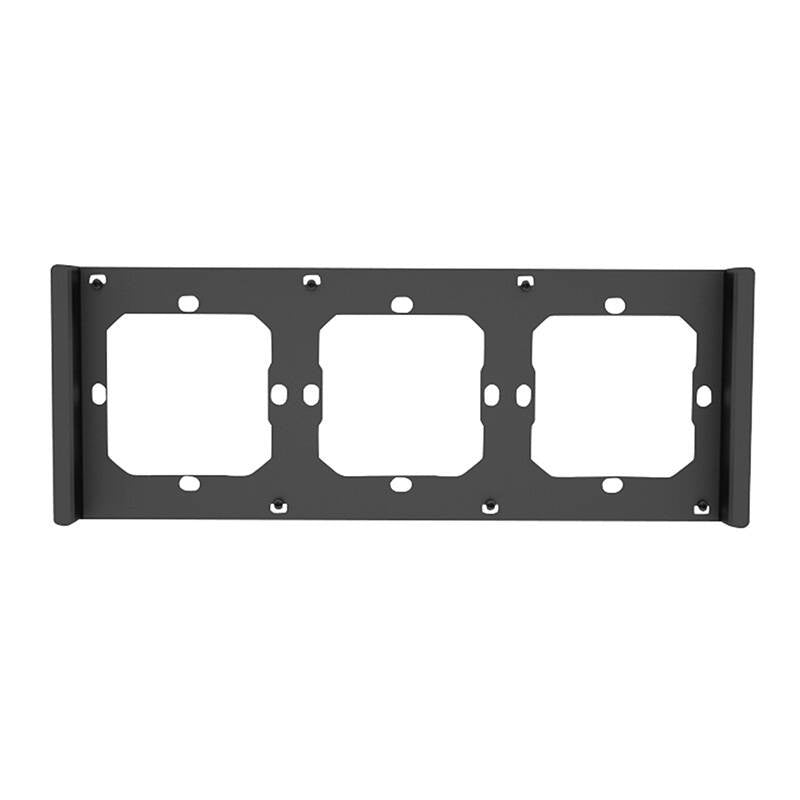 Ramme til switch M5 80 triple 3-fold SONOFF M5-3C-80-F (grafit/sort)
