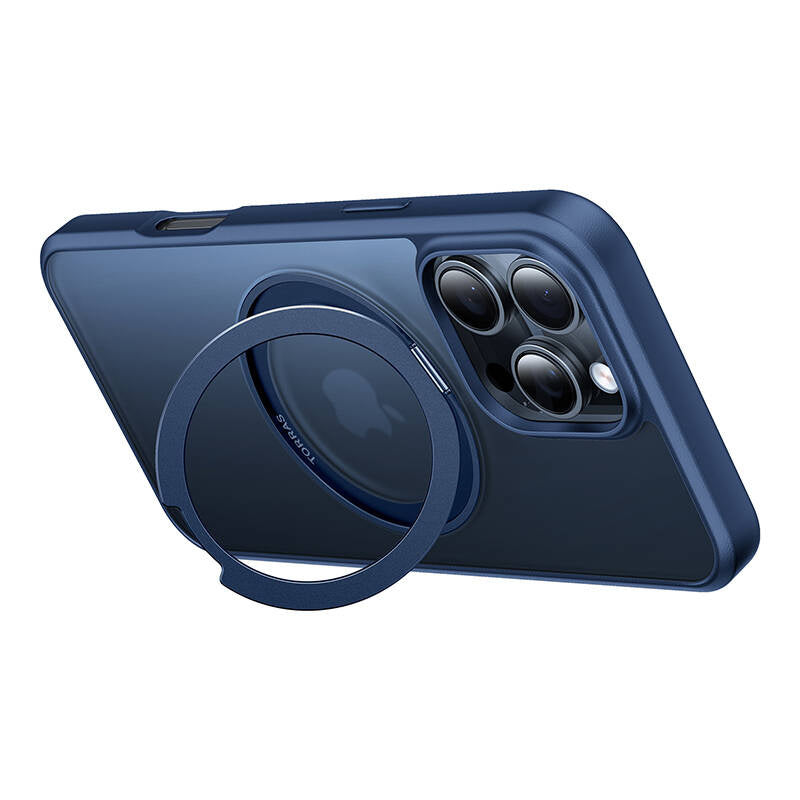 Torras Ostand Pro Case til iPhone 16 ProMax (blå)