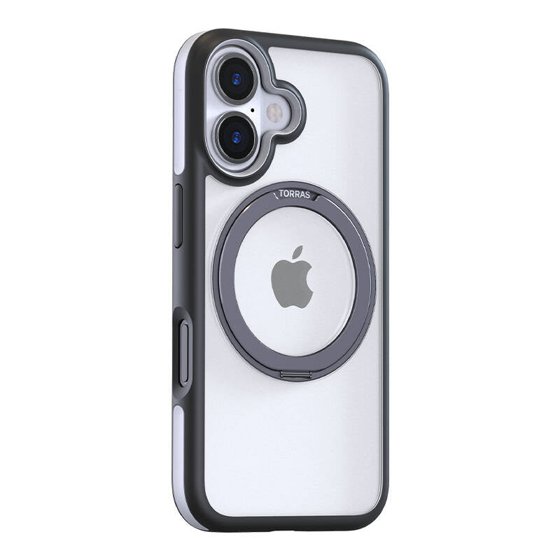 Torras Ostand R Fusion Case til iPhone 16 Plus (sort)