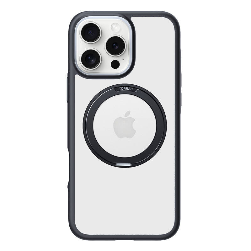 Torras Ostand R Fusion Case til iPhone 16 Pro Max (Sort)