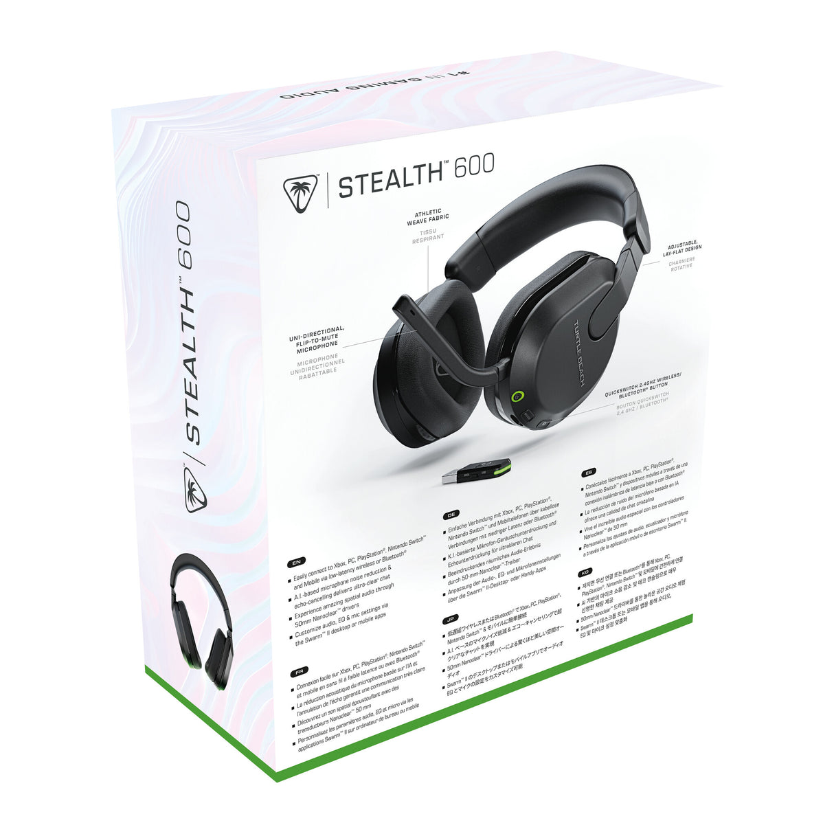 Turtle Beach Stealth 600 Gen 3 Headset Trådløs Spil Bluetooth Sort