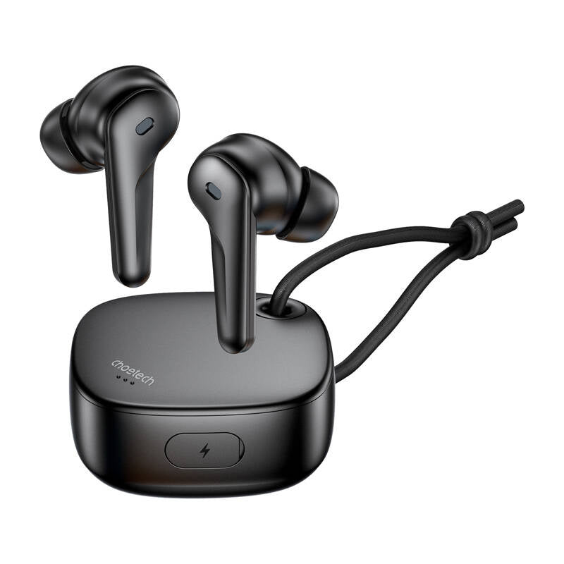TWS Choetech BH-T17 ANC+ENC trådløse hovedtelefoner (sort)