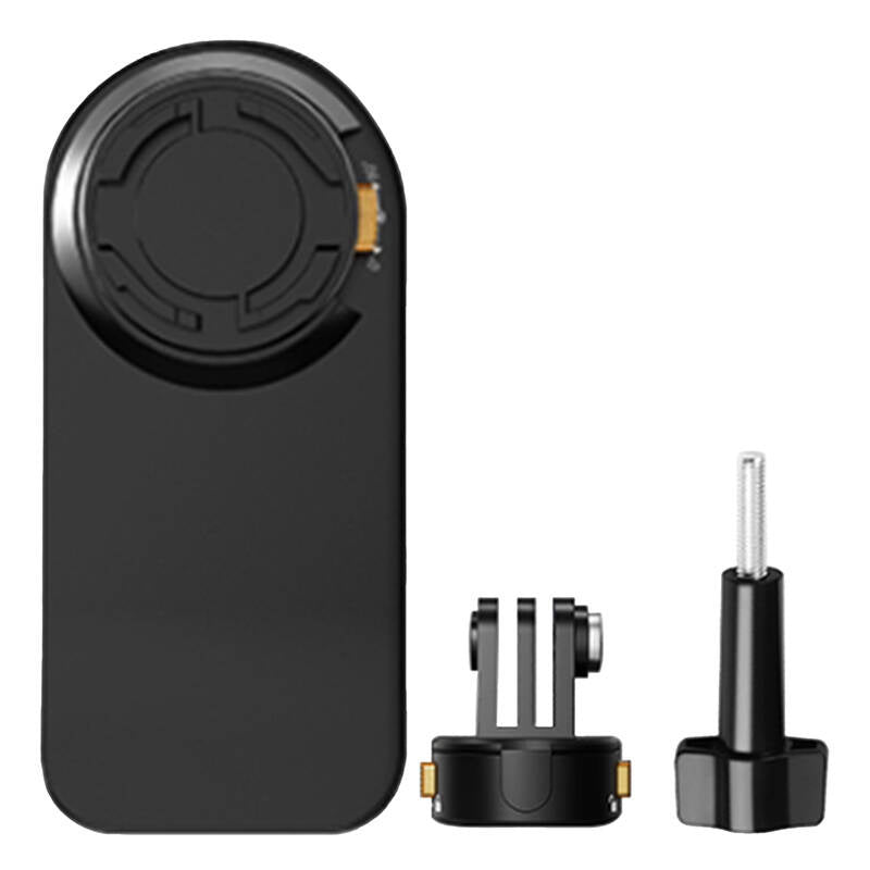 PULUZ rygsækmontering til sportskameraer (herunder Osmo Action 5 Pro, Insta360 Ace Pro 2) (sort)