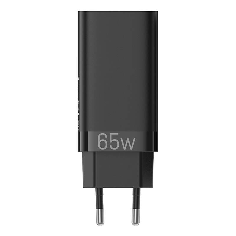 Vention FEDB0-EU 2xUSB-C 1xUSB-A 65W/30W/30W GaN netværksoplader (sort)