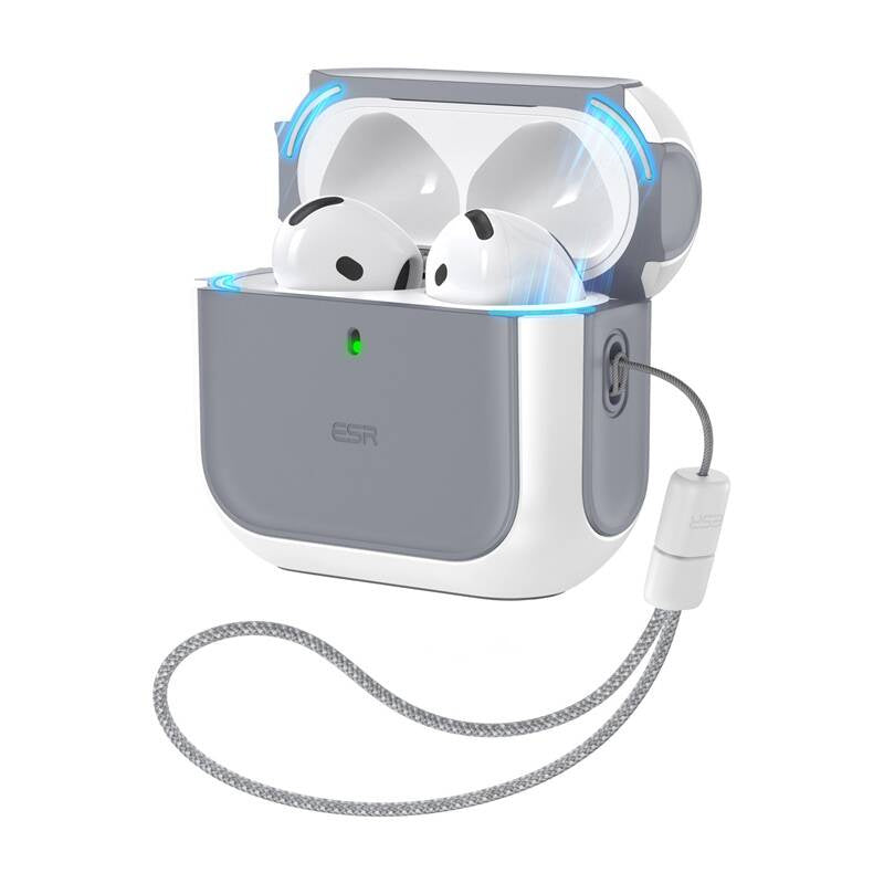 AirPods 4 Orbit Hybrid-hylster (hvid)