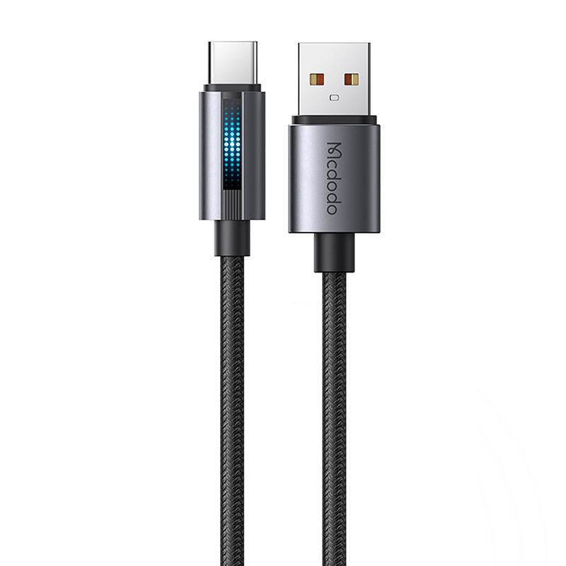 Mcdodo CA-5180 USB-A til USB-C kabel, 1,2 m (sort)