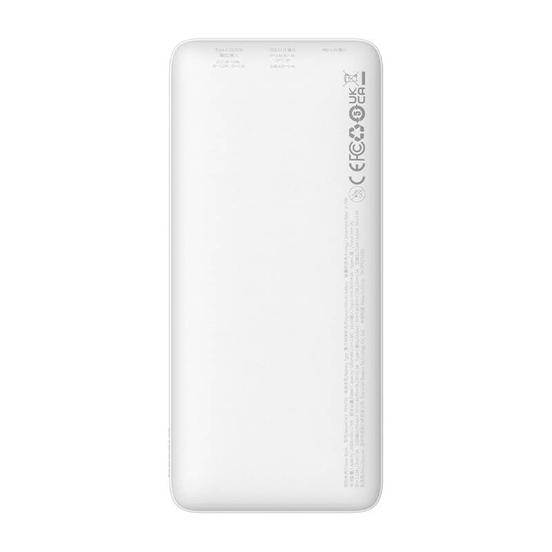 Baseus Airpow 10000mAh 20W powerbank (hvid)