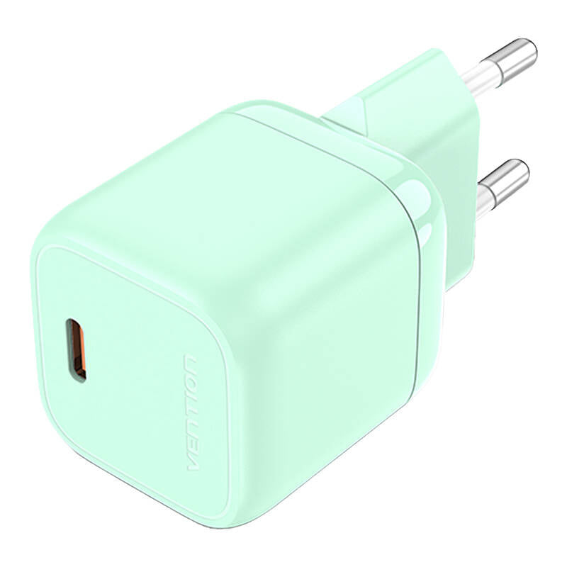 Vention FAKG0-EU USB-C GaN 30W strømoplader (grøn)