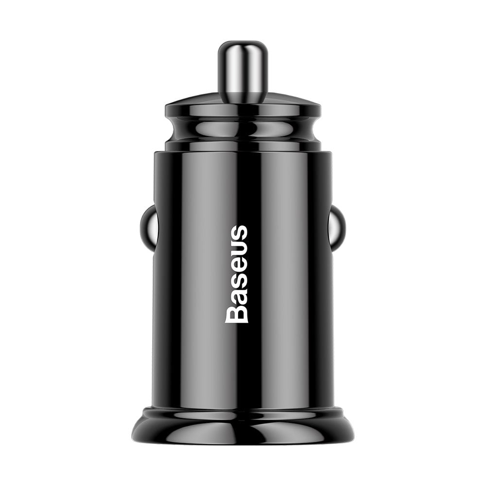 Baseus Circular PPS smart biloplader med USB Quick Charge 4.0 QC 4.0 og USB-C PD 3.0 SCP-porte sort (CCALL-YS01)
