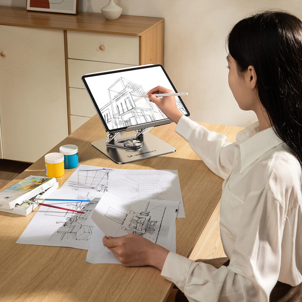 Wozinsky WRS-CPY84SS Stander til laptop og tablet Sølv 43,9 cm (17.3")