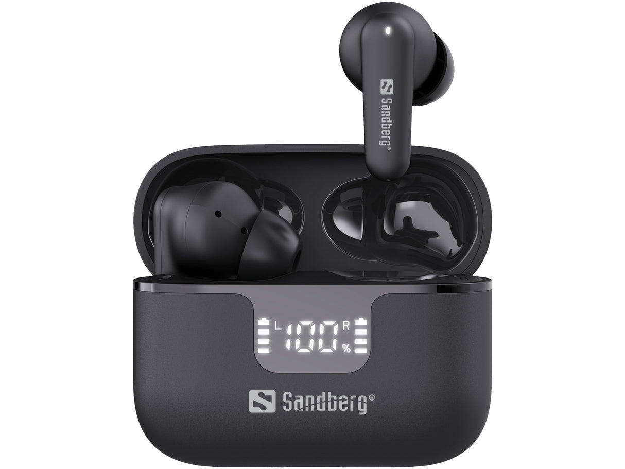 Sandberg 126-52 hovedtelefoner/headset True Wireless Stereo (TWS) I ørerne Musik/hverdag Bluetooth Sort