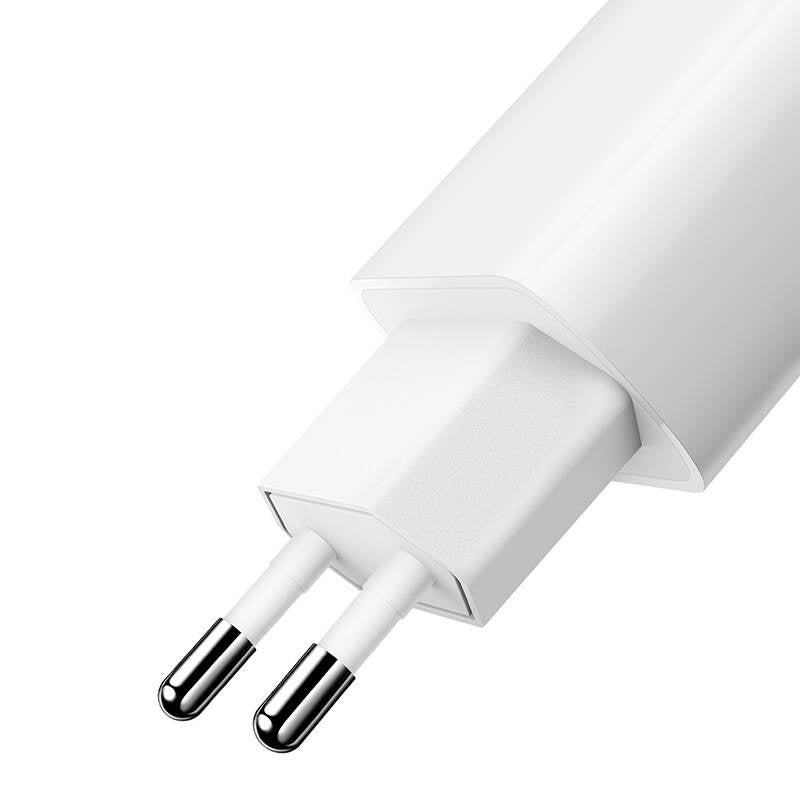 Dual USB-oplader Mcdodo CH-6720 (EU) Lightning 1m Rejsesæt (hvid)