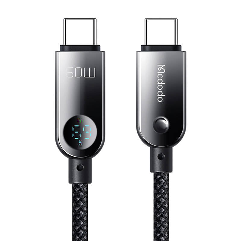 Mcdodo CA-4780 USB-C til USB-C 60W datakabel 1,2 m (sort)