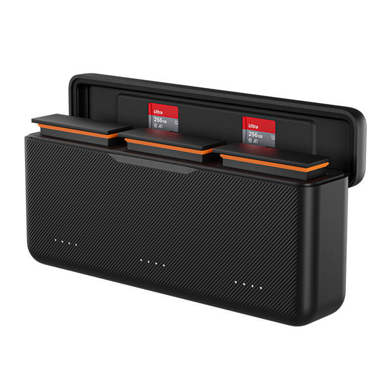 TELESIN 3-port oplader til DJI Action 4/3/5 Pro