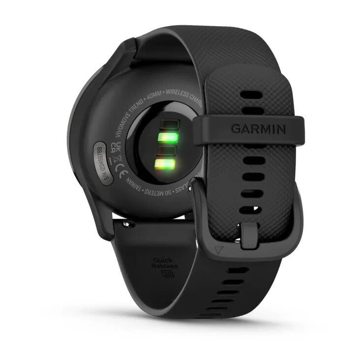 Garmin vivomove Trend LCD 40 mm Hybrid 254 x 346 pixel Berøringsskærm Sort GPS (satellit)