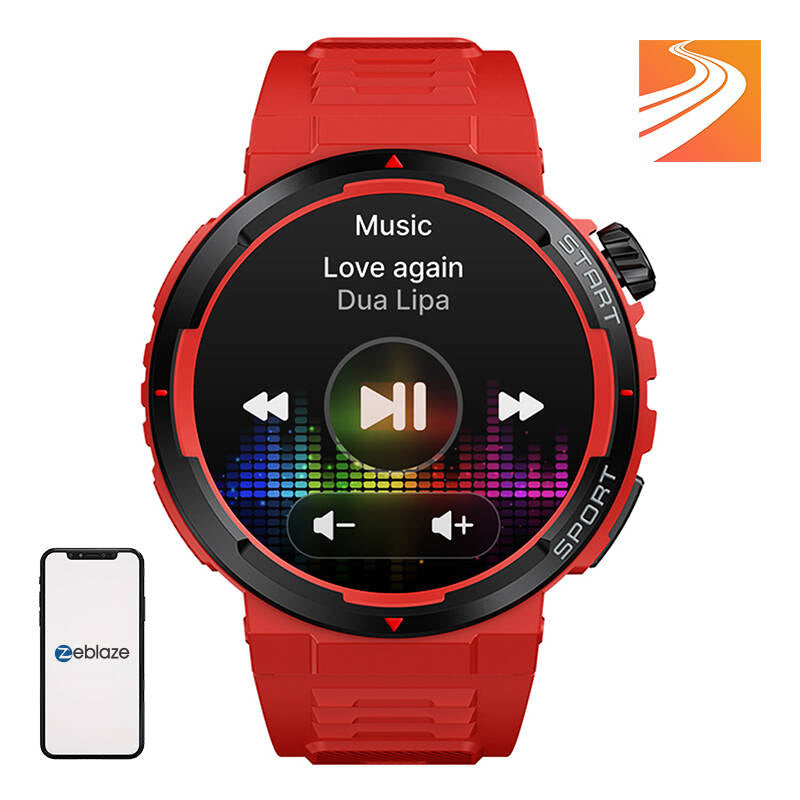Zeblaze Ares 3 Plus Smartwatch (rød)
