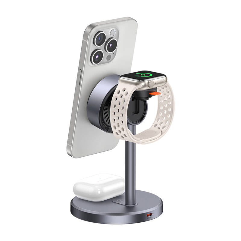 Mcdodo CH-2462 3-i-1 15W Qi2 trådløs oplader + 33W netoplader