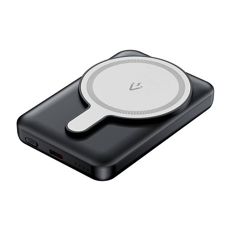 Vention FHSB0 5000mAh 20W magnetisk powerbank+ USB-A til USB-C kabel (sort)