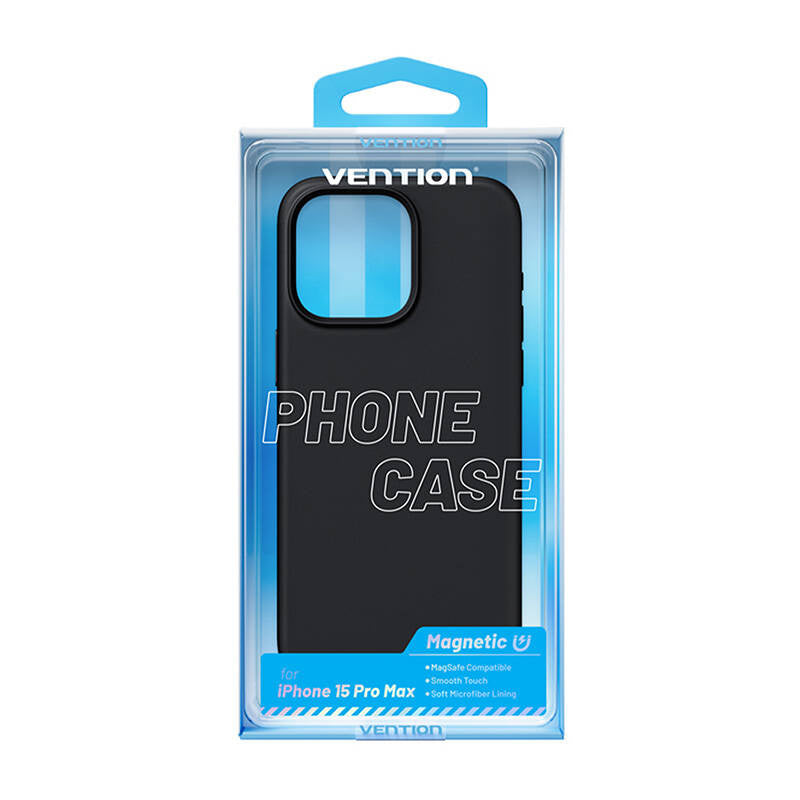 Vention KUFB0-40 Silicone Case til iPhone 15 Pro Max (sort)