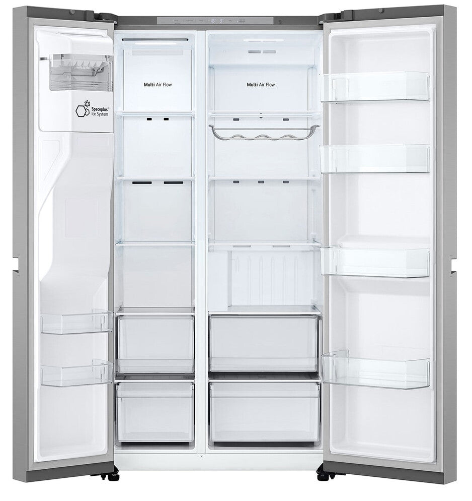 LG GSJC40PYPE side-by-side køle-fryseskab Fritstående 638 L Sølv