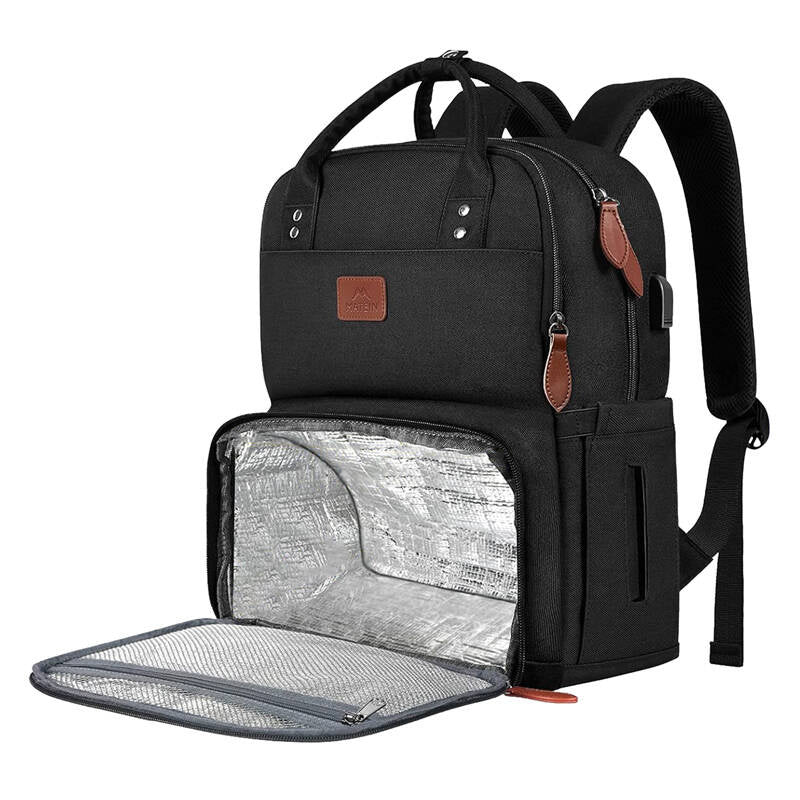 Laptop rygsæk / Lunch Bag 15.6' Matein 1162 USB sort