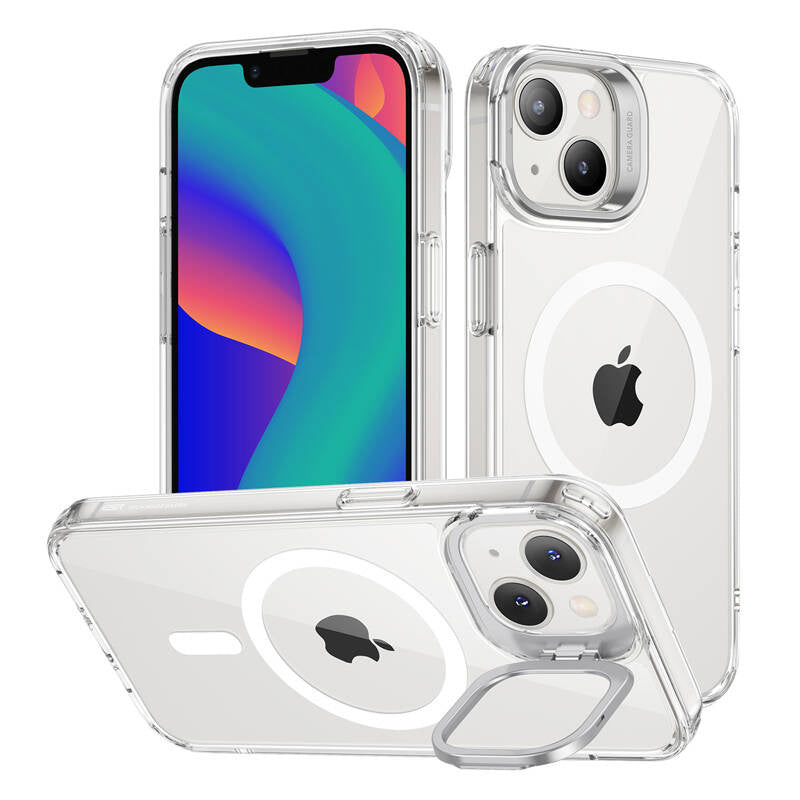 ESR Classic Kickstand Case med HaloLock til iPhone 14 Plus (gennemsigtig)