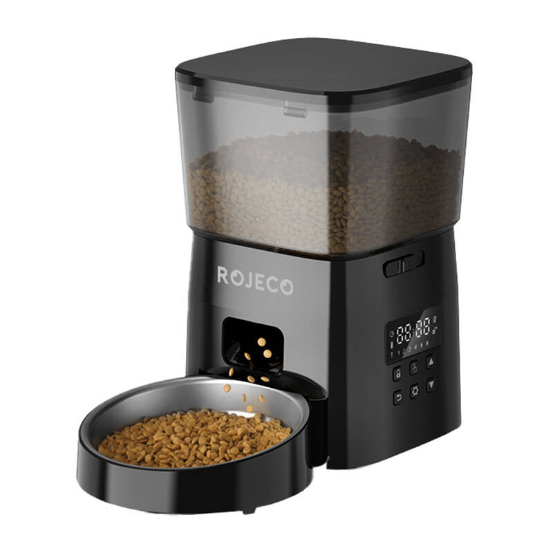 Rojeco 2L automatiske Pet Feeder knap version