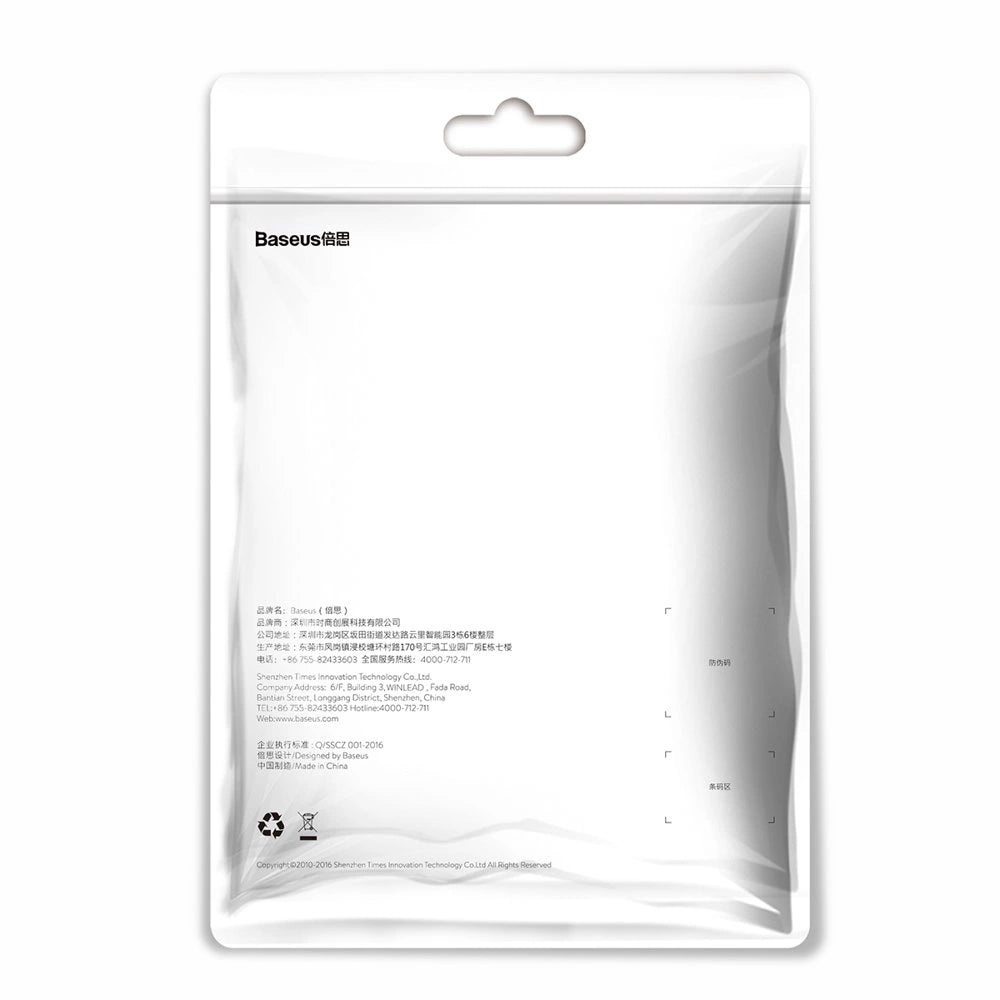 Base Yusiven stof flettet kabel USB / Lightning 1.8M sort (CALYW-A01)