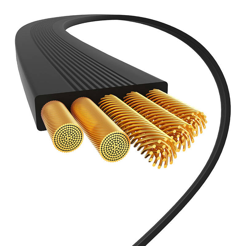 Baseus USB-C til USB-C 100W opladningskabel (sort) Bayern Edition