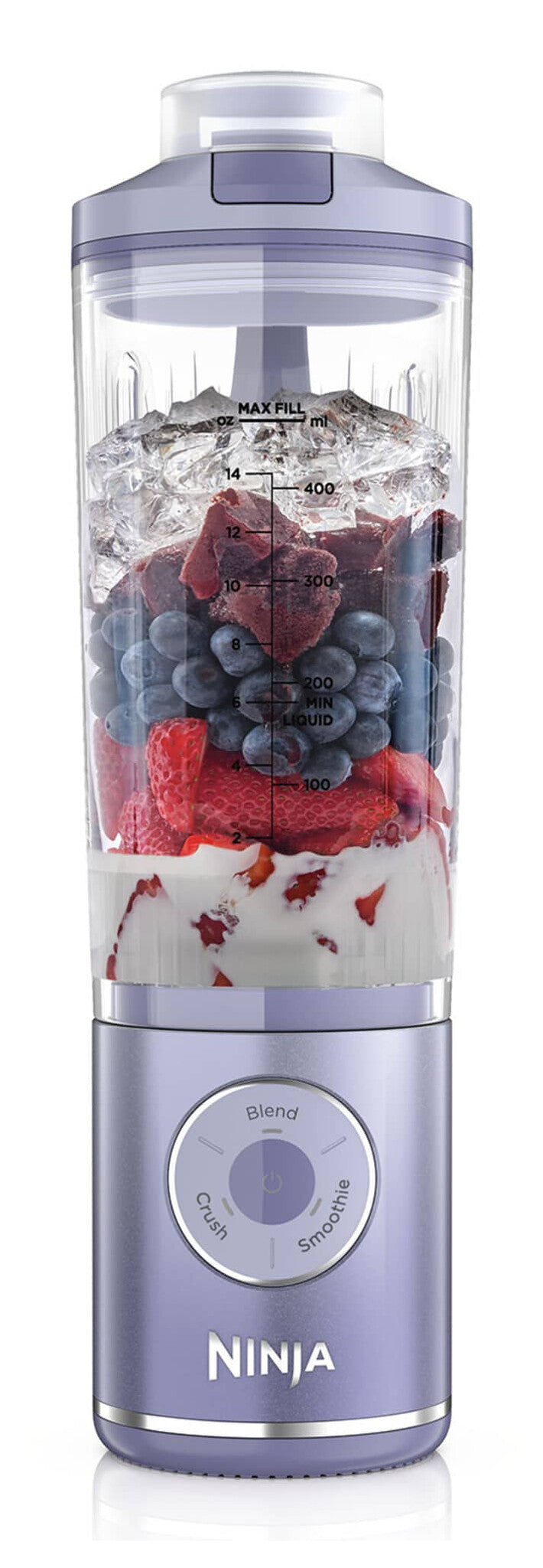Ninja BC251EULD blender 0,57 L Bærbar blender Lavendel, Transparent