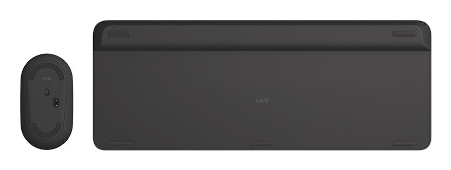 Logitech Slim Wireless Combo MK470 Sæt med mus og tastatur Trådløs Nordisk